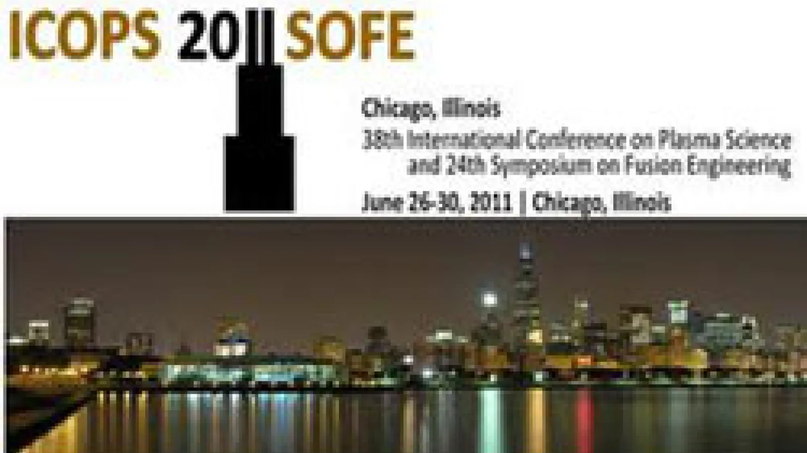 ICOPS 2011 conference flyer showcasing Chicago skyline